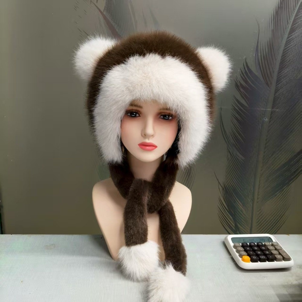 Winter Trapper Hat - Polyester Materiaal Kunstbont Trapper Hoed Dikke
