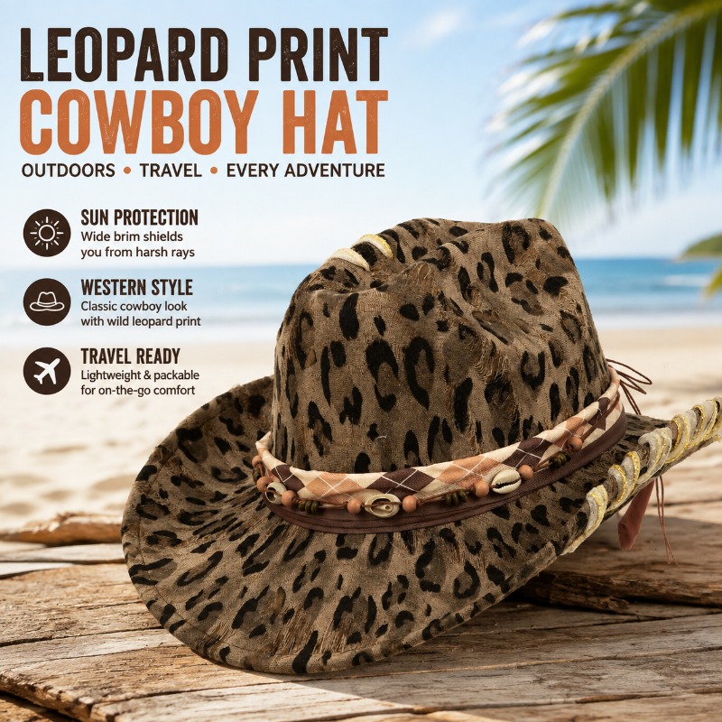 Luipaardprint Western Cowboyho - Cowboy Hat Straw recensie en prijs