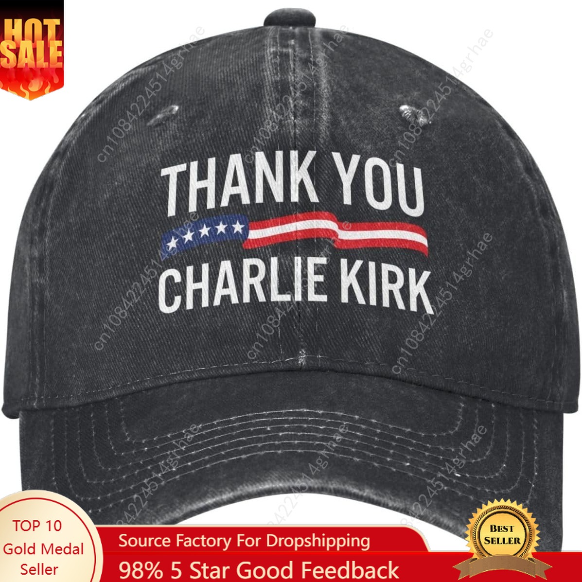 Trewrdt Bedankt Charlie Kirk H - Dad Hat Cotton recensie en prijs