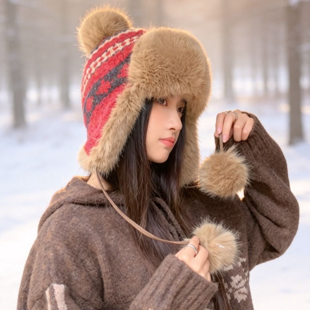 Stijlvolle gebreide polyester  - Winter Trapper Hat recensie en prijs