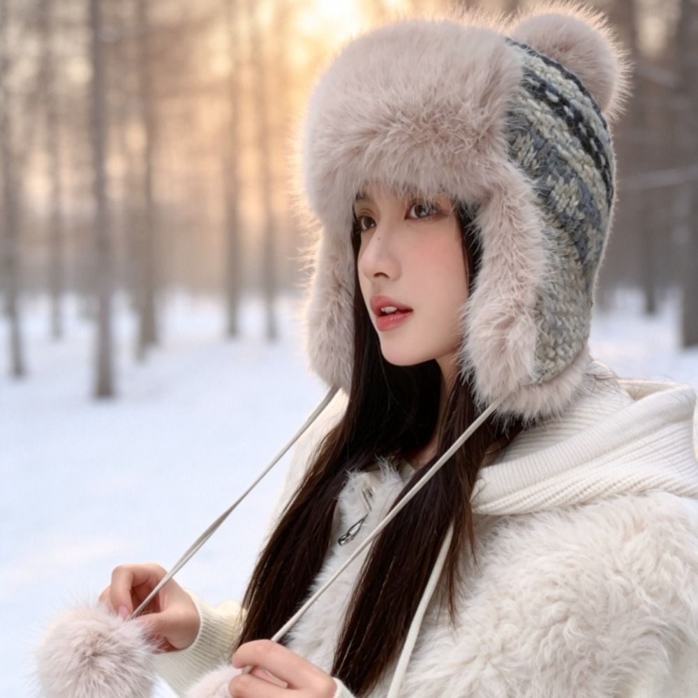 Stijlvolle gebreide polyester  - Winter Trapper Hat recensie en prijs