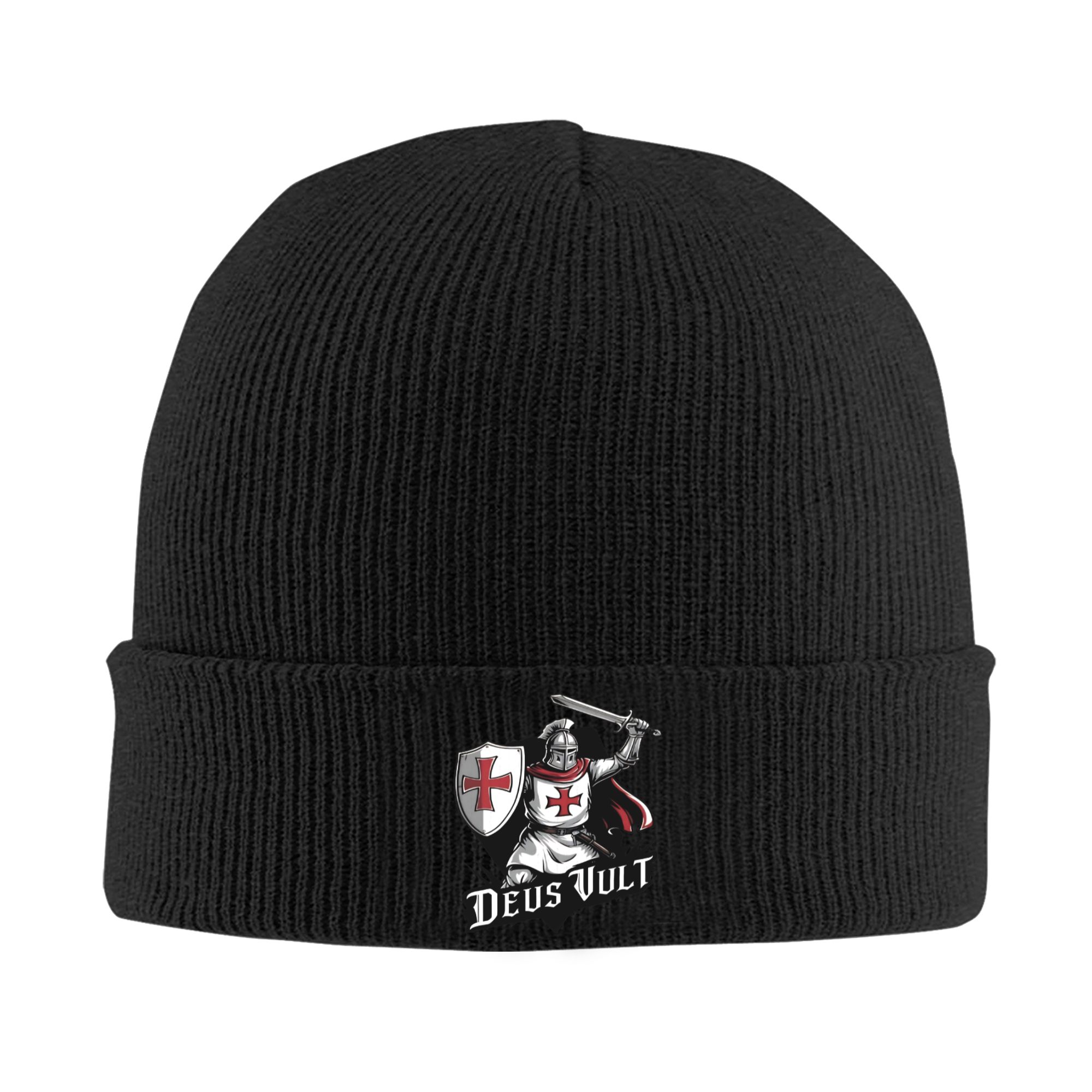 Deus Vult - De Templar Knight  - Beanie Cuffed Knit recensie en prijs